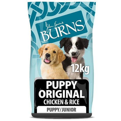 Burns Puppy Original with Chicken & Rice Dry Dog Food - 2kg, 6kg, 12kg