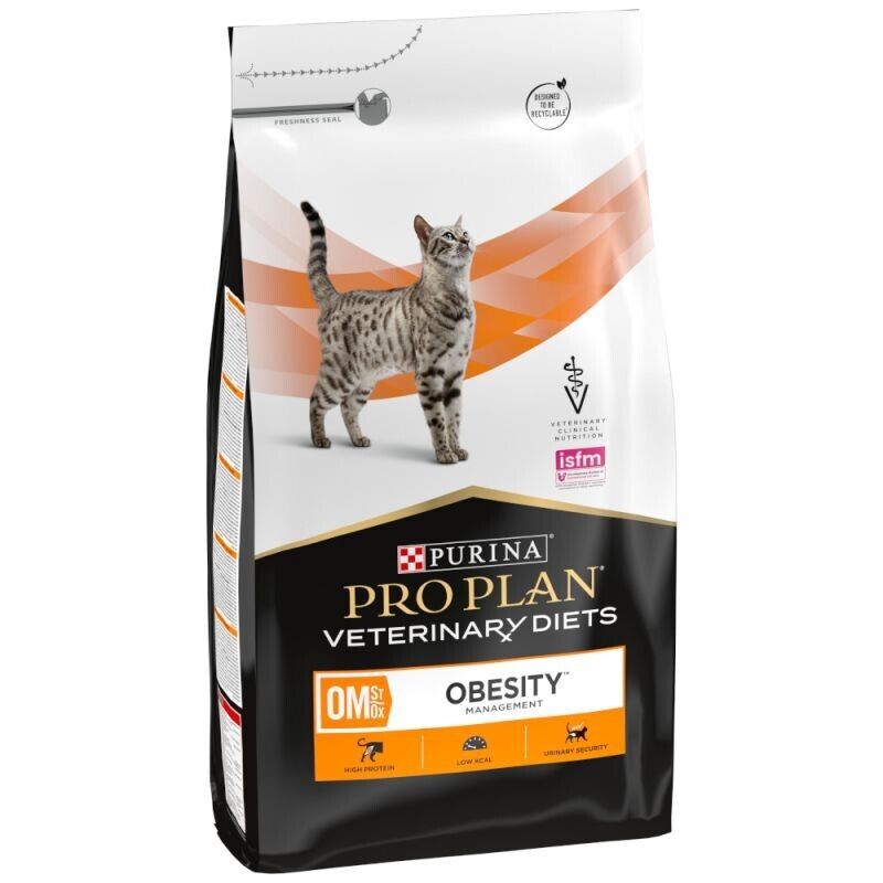 Purina Pro Plan Veterinary Diets Feline OM Obesity Dry Cat Food - 1.5kg, 5kg