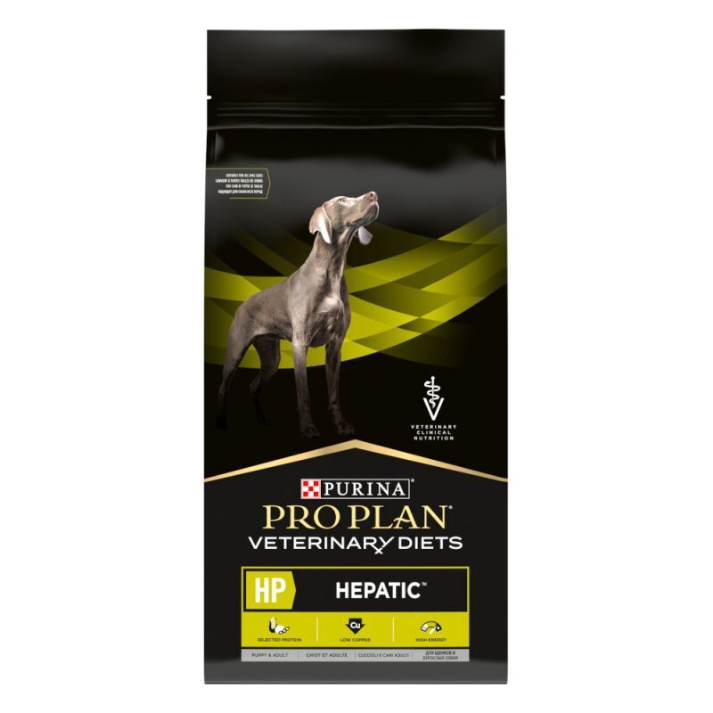 Purina Pro Plan Veterinary Diets HP Hepatic Dry Dog Food 3 kg , 12 kg