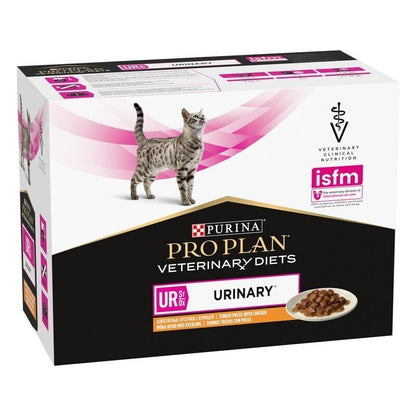 Purina Pro Plan Veterinary Diets Wet Cat Food UR Urinary Chicken 10, 20, 40x85g