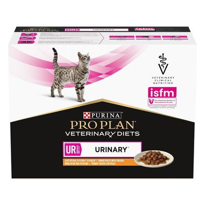 Purina Pro Plan Veterinary Diets Wet Cat Food UR Urinary Chicken 10, 20, 40x85g