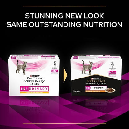 Purina Pro Plan Veterinary Diets Wet Cat Food UR Urinary Chicken 10, 20, 40x85g