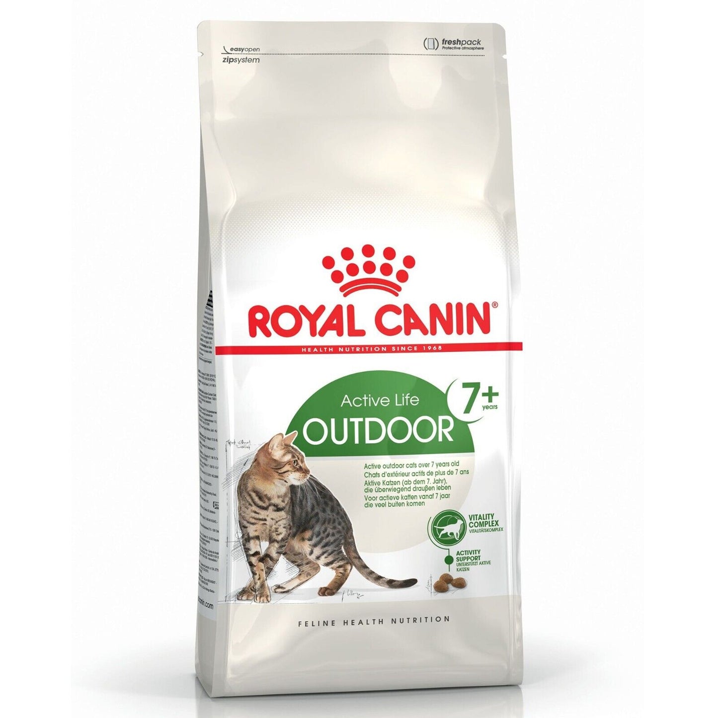 Royal Canin Active Life Outdoor 7+ Adult Cat Dry Food - 400g, 2kg, 4kg, 10kg
