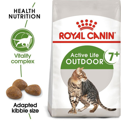 Royal Canin Active Life Outdoor 7+ Adult Cat Dry Food - 400g, 2kg, 4kg, 10kg