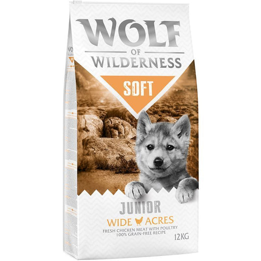 Dry Dog Food Wolf of Wilderness Junior Soft "Wide Acres" - Chicken 2kg , 5kg , 12kg