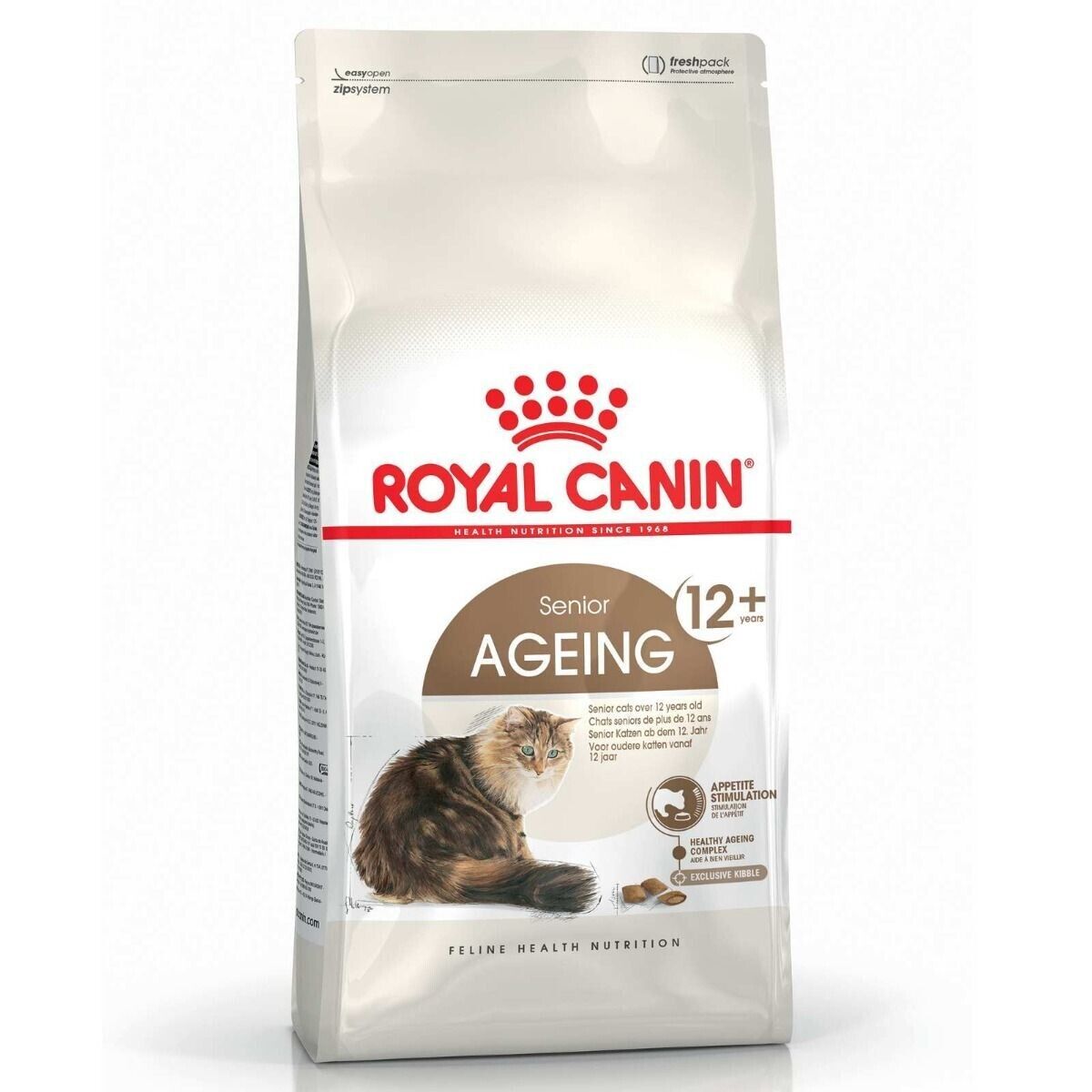 Royal Canin Ageing 12+ Senior Dry Cat Food - 400g, 2kg, 4kg
