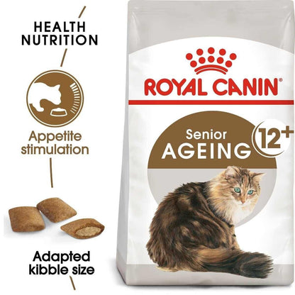 Royal Canin Ageing 12+ Senior Dry Cat Food - 400g, 2kg, 4kg