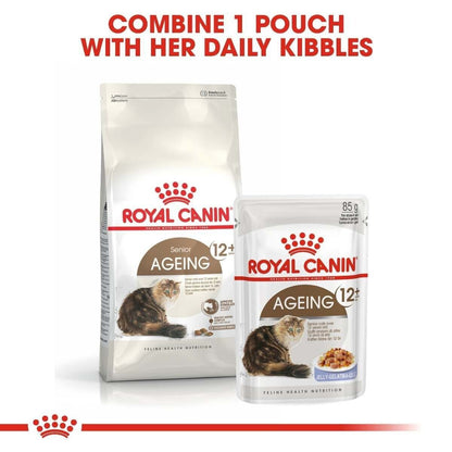 Royal Canin Ageing 12+ Senior Dry Cat Food - 400g, 2kg, 4kg