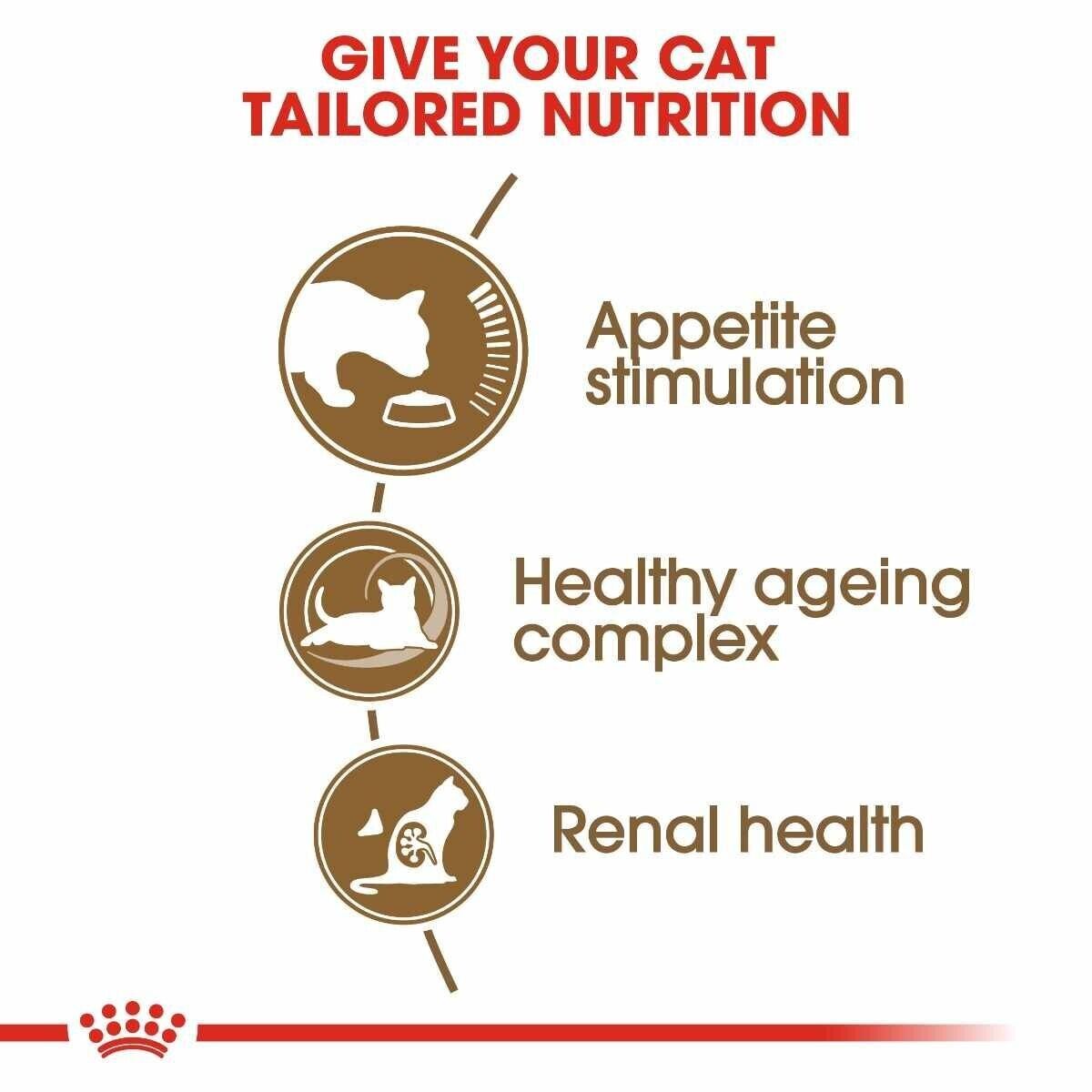 Royal Canin Ageing 12+ Senior Dry Cat Food - 400g, 2kg, 4kg