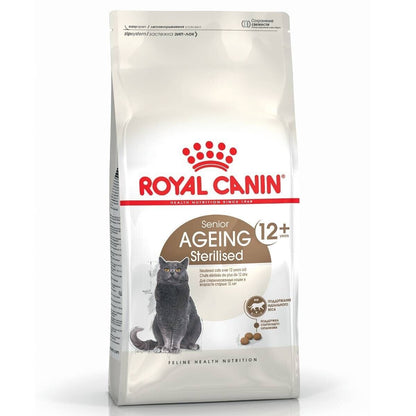 Royal Canin Ageing Sterilised Senior 12+ Dry Cat Food - 400g, 2kg, 4kg