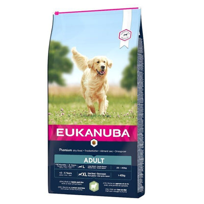 Eukanuba Adult Large Breed Dog Dry Food with Lamb & Rice 12kg