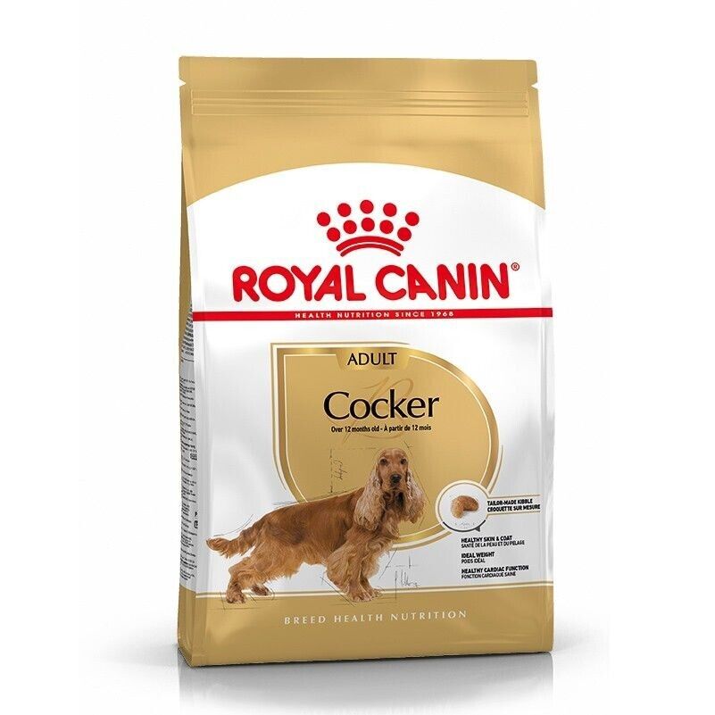 Royal Canin Cocker Spaniel Adult Dry Dog Food - 3kg, 12kg