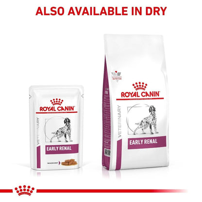 Royal Canin Early Renal Wet Dog Food (in Gravy) 12x100g, 48x100g Pouches