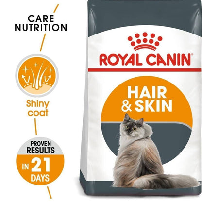 Royal Canin Hair & Skin Care Adult Dry Cat Food - 400g, 2kg, 4kg, 10kg