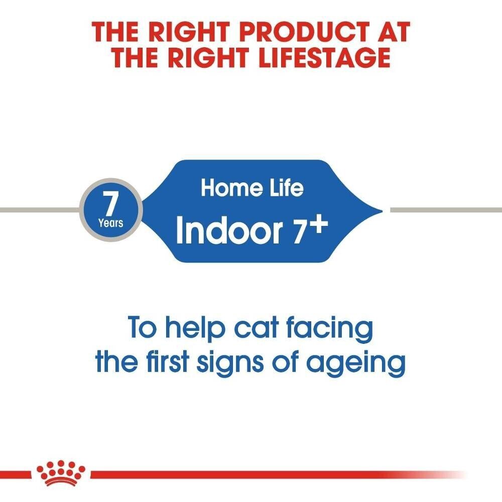 Royal Canin Home Life Indoor 7+ Senior Dry Cat Food - 400g, 1.5kg, 3.5kg