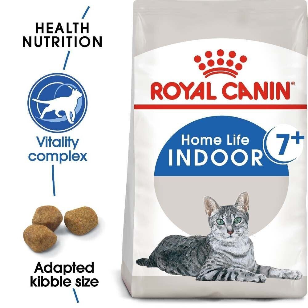 Royal Canin Home Life Indoor 7+ Senior Dry Cat Food - 400g, 1.5kg, 3.5kg