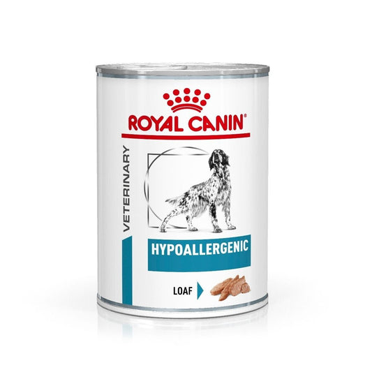 Royal Canin Hypoallergenic Wet Dog Food (in Loaf) - 12x400g Can