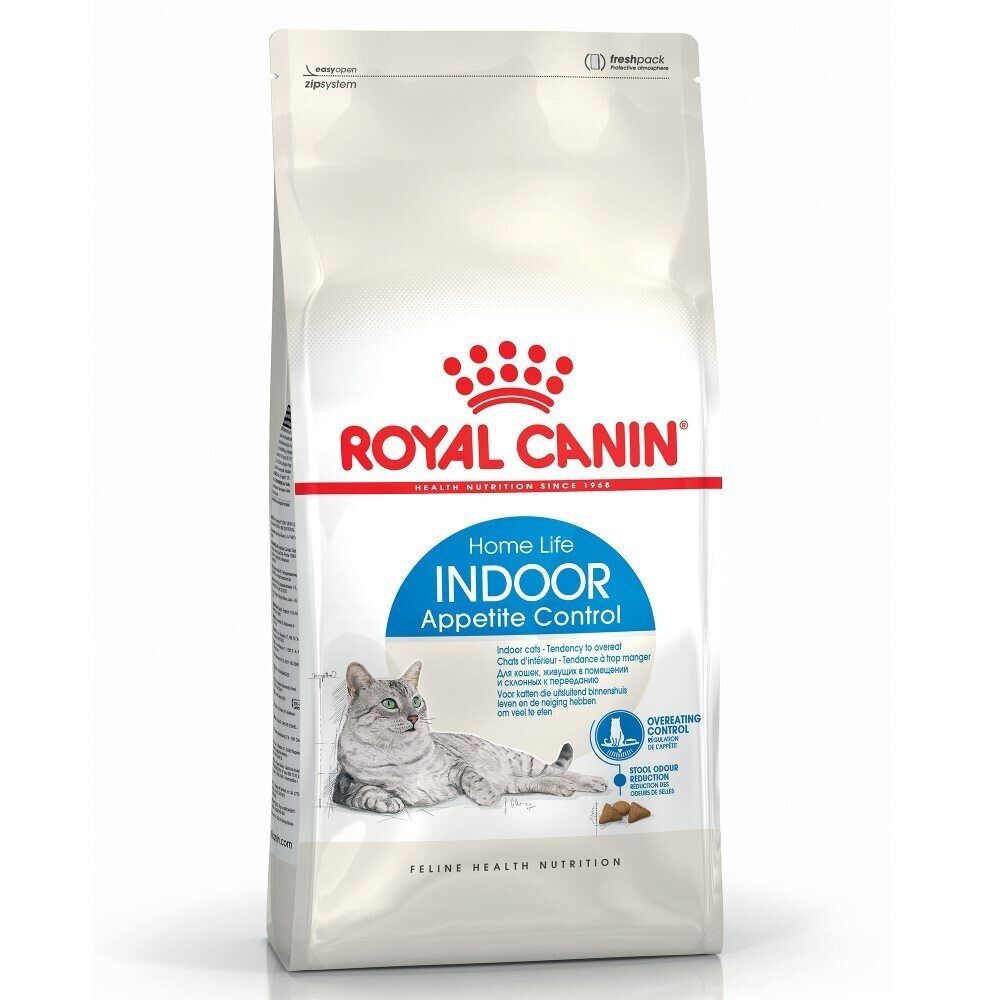 Royal Canin Indoor Appetite Control Home Life Dry Cat Food - 2kg, 4kg