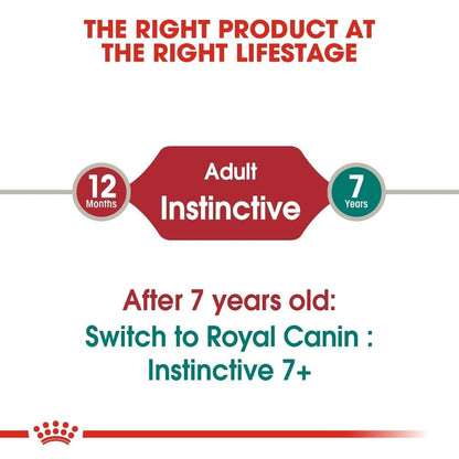 Royal Canin Instinctive Adult Wet Cat Food (in Gravy) - 12x85g Pouches
