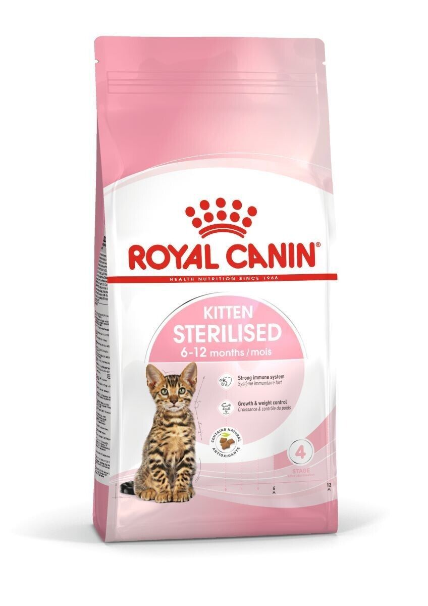 Royal Canin Kitten Sterilised Dry Cat Food -  2kg, 3.5kg