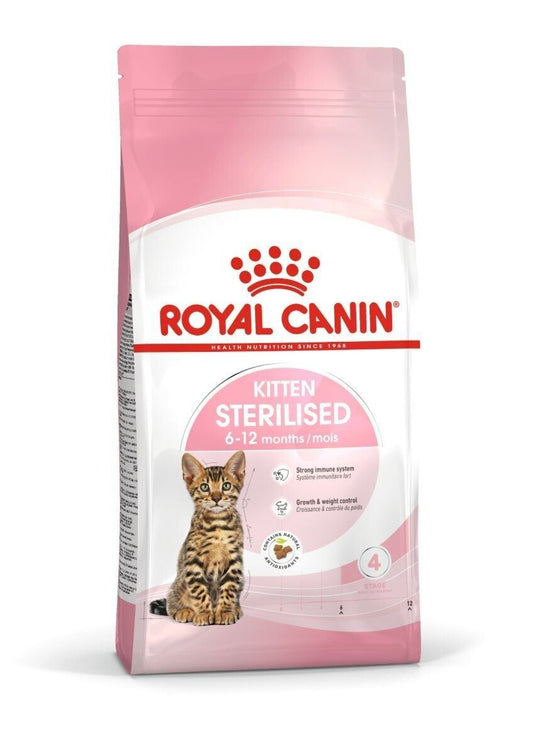 Royal Canin Kitten Sterilised Dry Cat Food -  2kg, 3.5kg