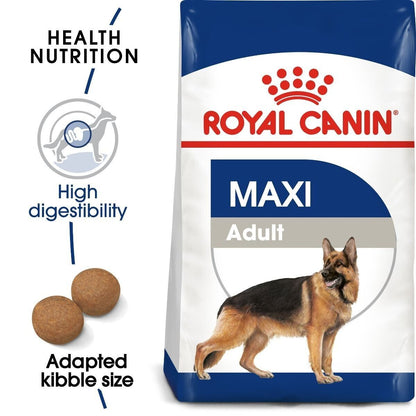 Royal Canin Maxi Adult Dry Dog Food - 4kg, 15kg