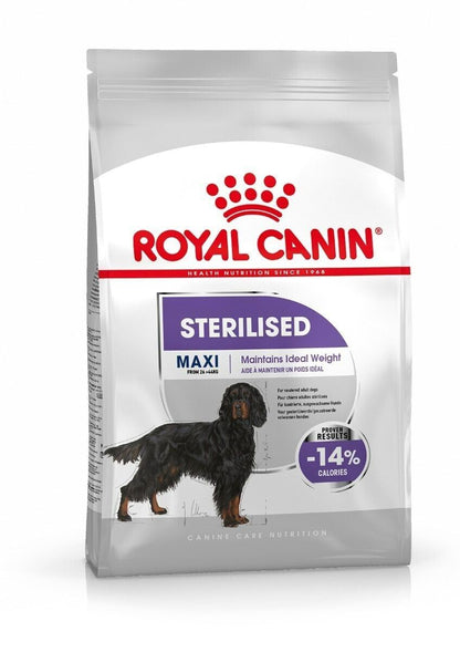 Royal Canin Maxi Adult Sterilised Care Dry Dog Food - 3kg, 12kg