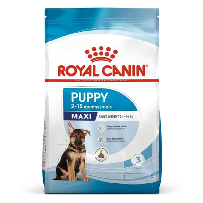 Royal Canin Maxi Puppy Dry Dog Food - 4kg, 15kg