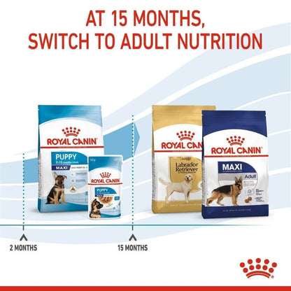 Royal Canin Maxi Puppy Dry Dog Food - 4kg, 15kg