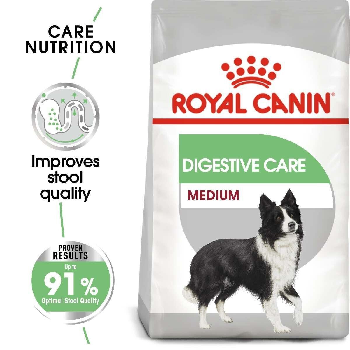 Royal Canin Medium Adult Digestive Care Dry Dog Food - 3kg, 12kg