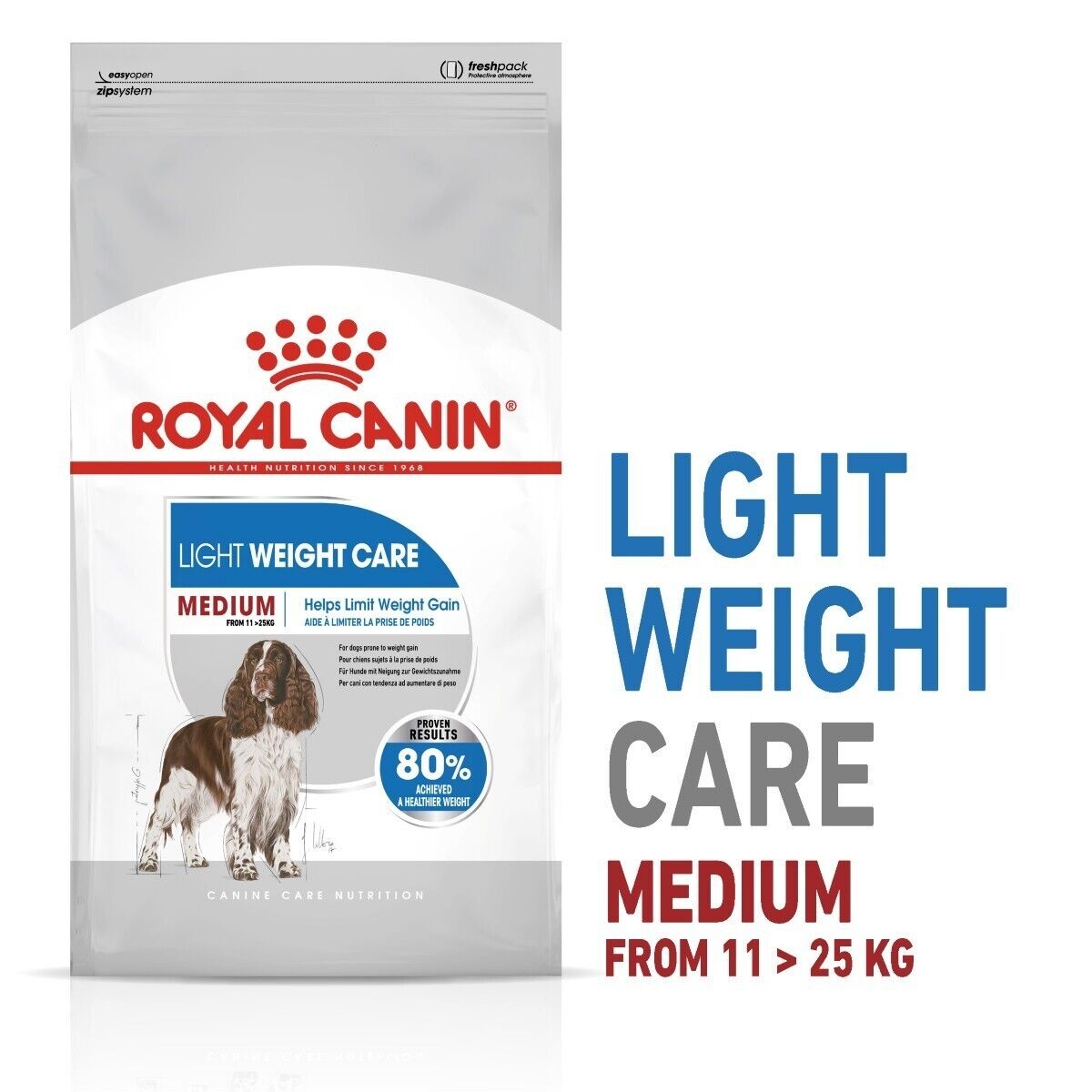 Royal Canin Medium Adult Light Weight Care Dry Dog Food - 3kg, 12kg