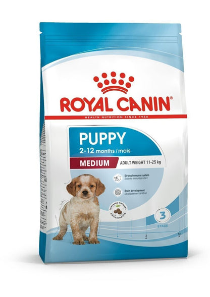 Royal Canin Medium Puppy  Dry Dog Food - 4kg, 10kg, 15kg