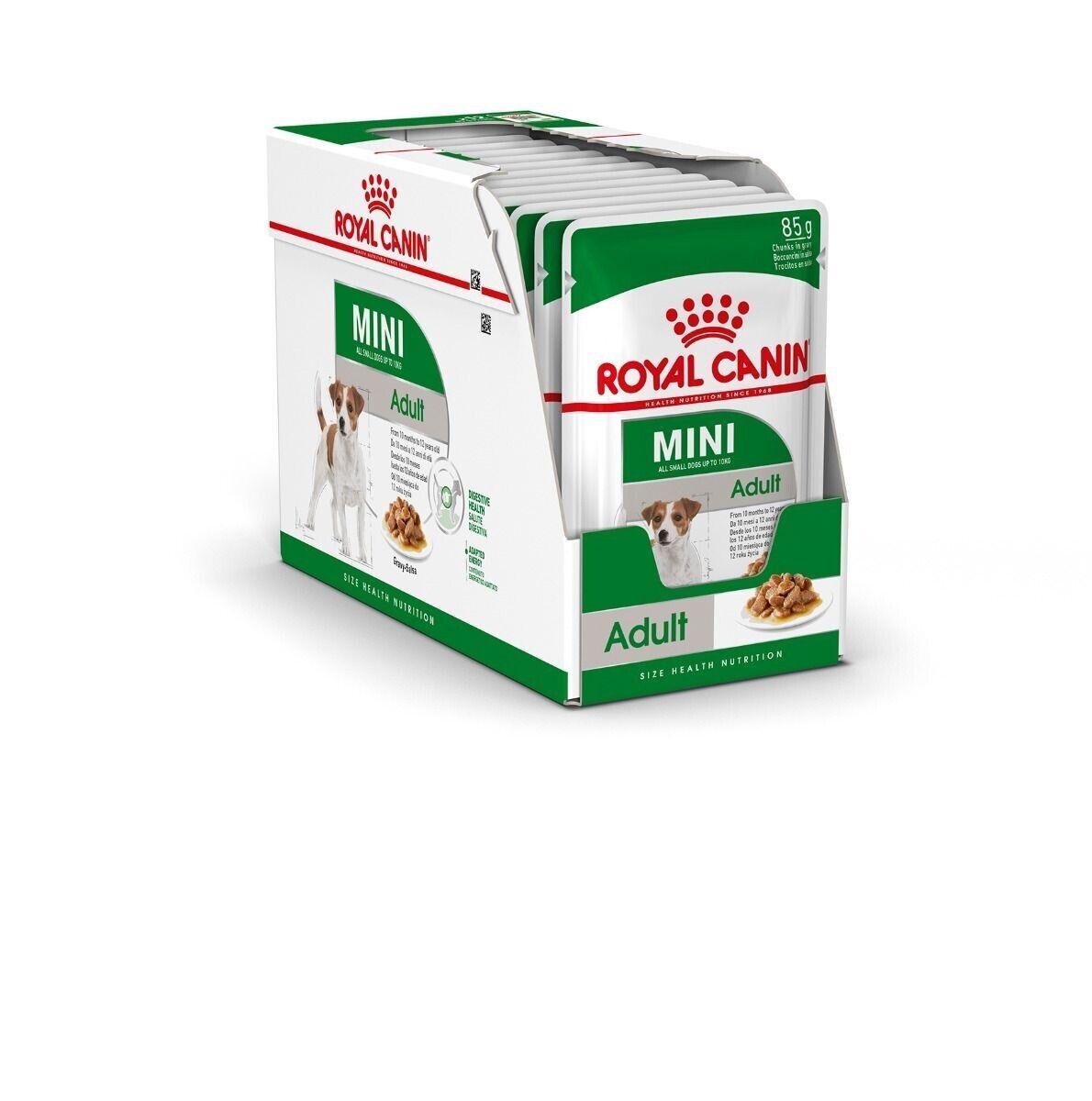Royal Canin Mini Adult Wet Dog Food (in Gravy) - 12x85g, 24x85g, 48x85g Pouches