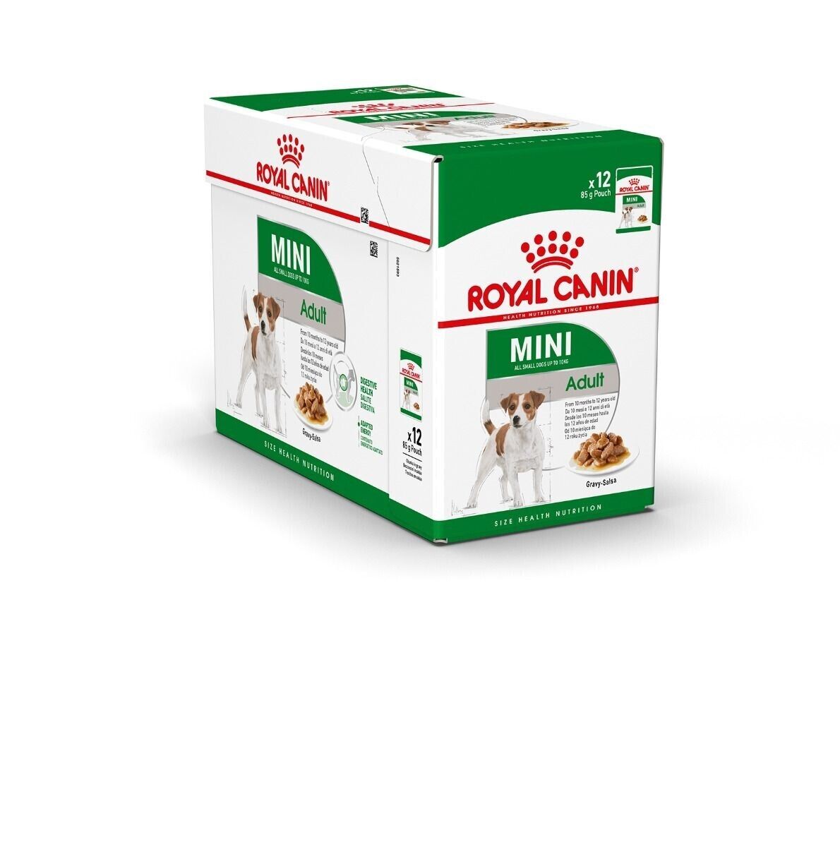 Royal Canin Mini Adult Wet Dog Food (in Gravy) - 12x85g, 24x85g, 48x85g Pouches