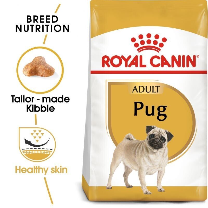 Royal Canin Pug Complete Dry Dog Food for Adult Pugs - 1.5kg