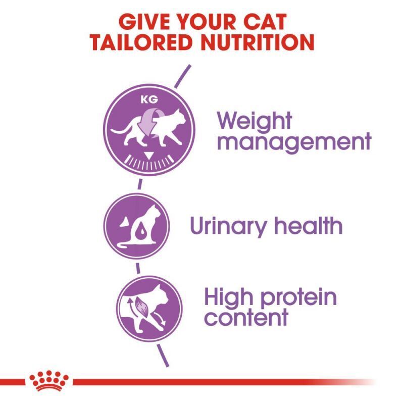 ROYAL CANIN Regular Sterilised 37 Dry Cat Food Healthy Digestion 2kg-4kg-10kg