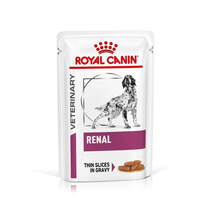Royal Canin Renal Dog Food Wet (in Gravy) 12x100g, 48x100g Pouches