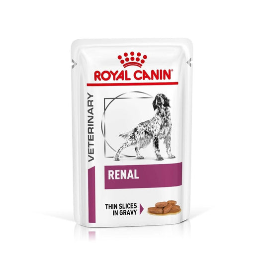 Royal Canin Renal Dog Food Wet (in Gravy) 12x100g, 48x100g Pouches