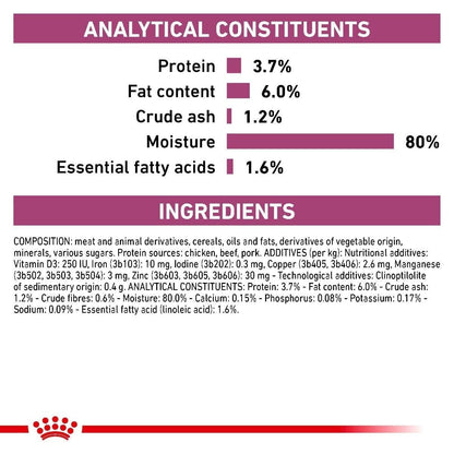 Royal Canin Renal Dog Food Wet (in Gravy) 12x100g, 48x100g Pouches