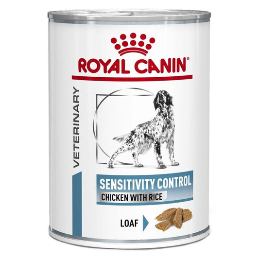 Royal Canin Sensitivity Control Chicken & Rice Wet Dog Food (in Loaf) - 12x410g