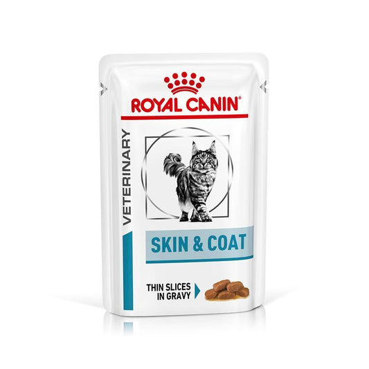 Royal Canin Skin and Coat Adult Cat - Wet Food 12 , 24 , 48 x 85g