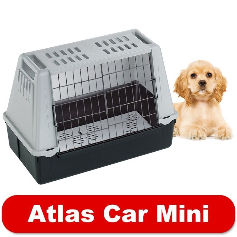 Ferplast Atlas Mini Car Dog Crate Pet Travel Transport Cage Small Puppy Carrier