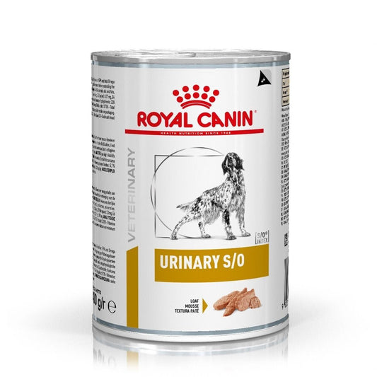 Royal Canin Urinary S/O Dog Food Wet (in Loaf) - 12x410g Cans