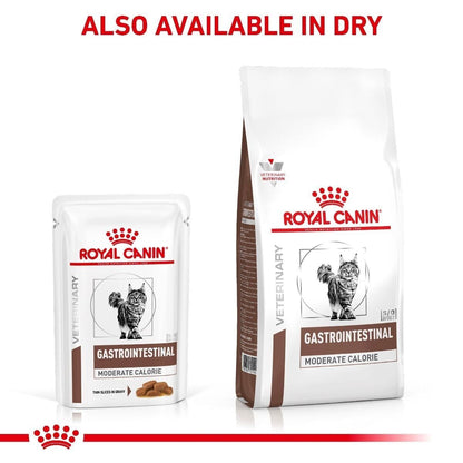 Royal Canin Veterinary Cat Gastrointestinal Moderate Calorie Wet - 12 / 48 x 85g