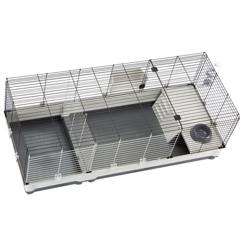 Ferplast Plaza 140 Small Pet Cage Suitable for Rabbits or Guinea Pigs