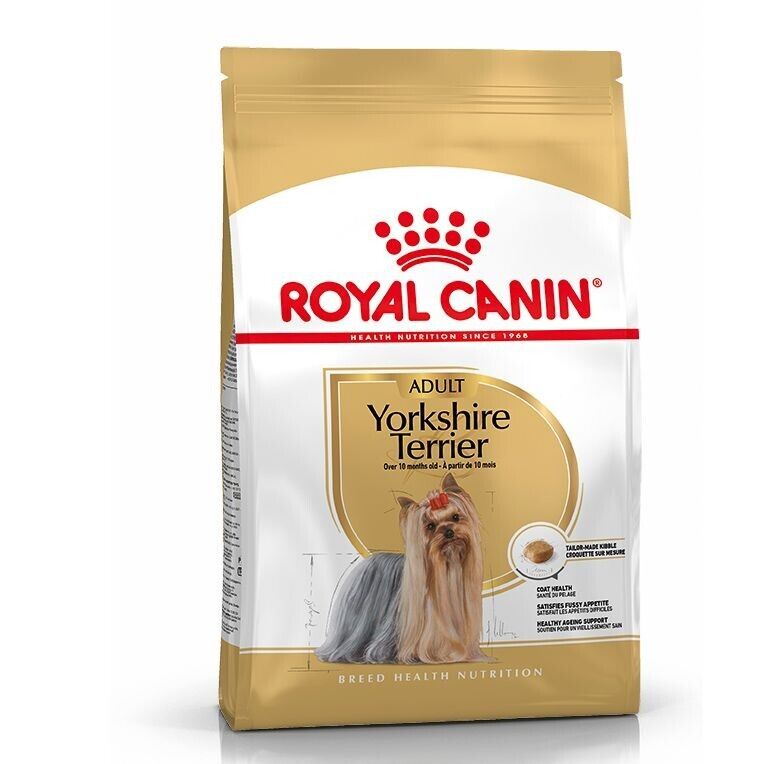 Royal Canin Yorkshire Terrier Adult Dry Dog Food - 1.5kg, 3kg, 7.5kg