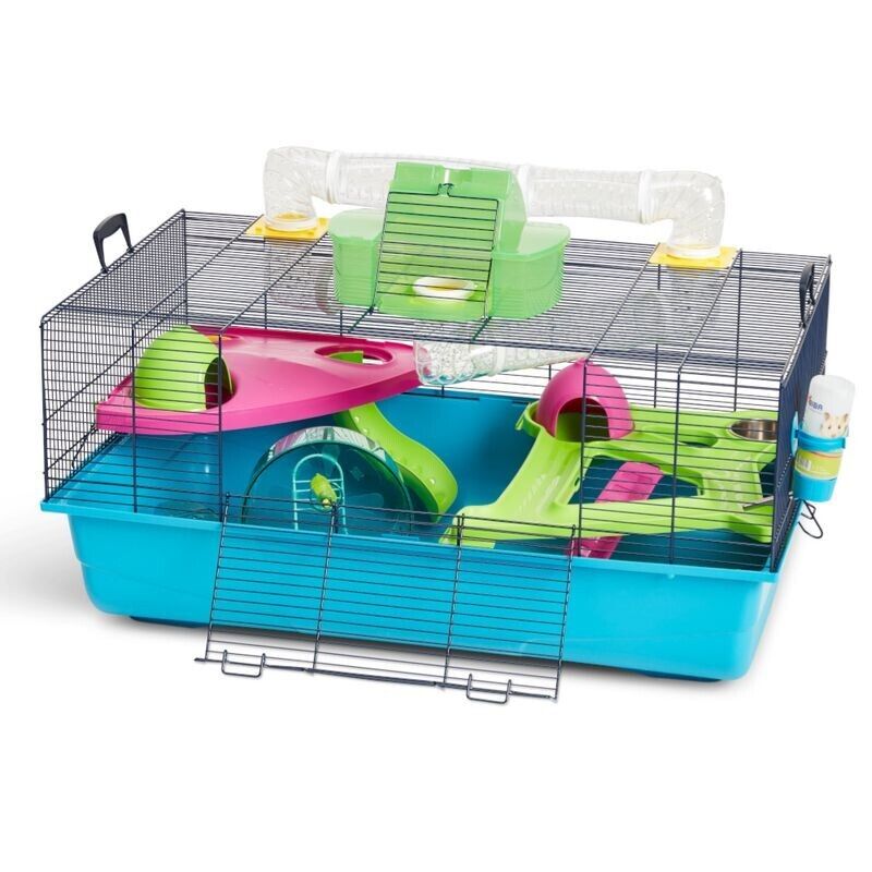 Savic Hamster Cage Heaven 80 Small Pet Cage with Accessories 2 Tiers Cage - NEW