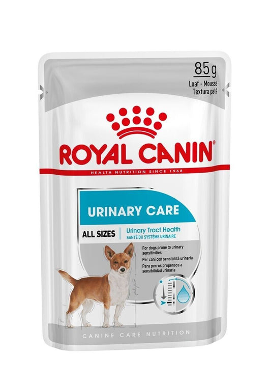 Royal Canin Urinary Care Tract Health Dog Food, (in Loaf) Wet 12 x 85g Pouches