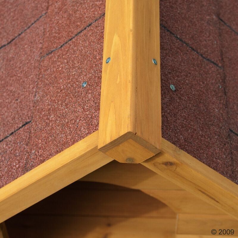 Wooden Dog Kennel Outdoor House Weather Proof Shelter Puppy Den - S,M,L,XL,XLL