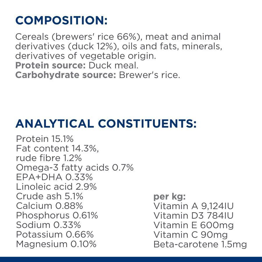 Hill's Prescription Diet Canine d/d Food Sensitivities - Duck and Rice